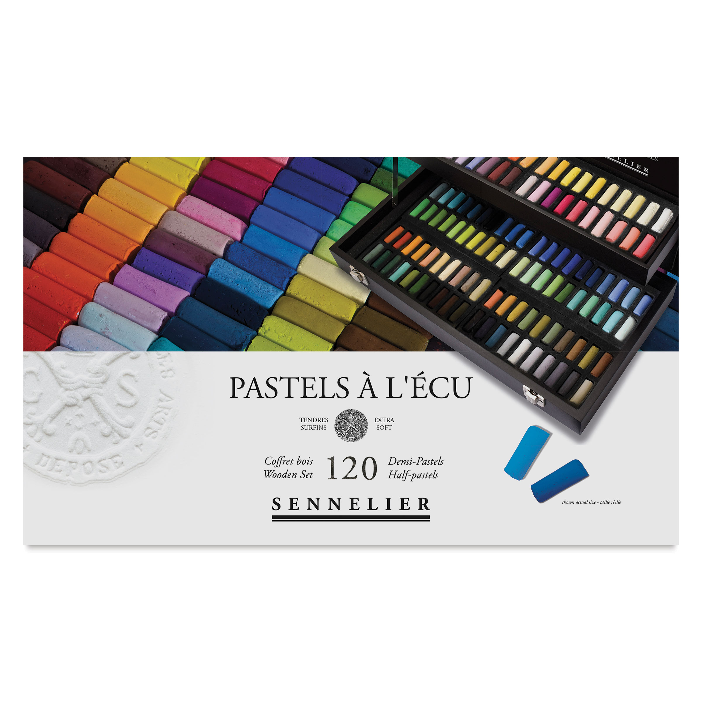 Sennelier Soft Pastels - Set of 120, Assorted Colors, Half-Sticks