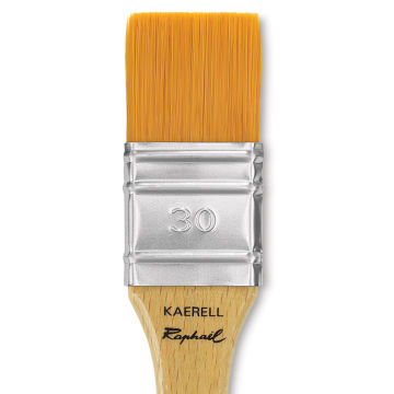 Raphael Kaerell Brush - Mixed Media Flat, Size 30, close-up