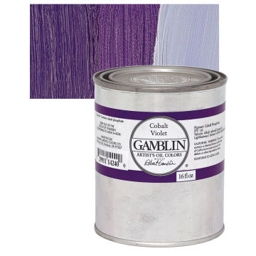 Gamblin Artist's Oil Color - Cobalt Violet, 16 oz Can