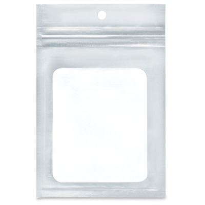 Craft Medley Laminated Zip Bags - Silver, 4-1/10" W x 6-2/5" L, Package of 8