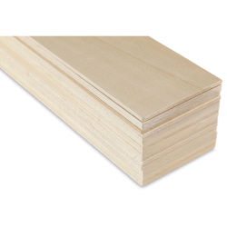 Midwest Products Genuine Basswood Sheet - 20 Sheets, 1/8" x 3" x 36"