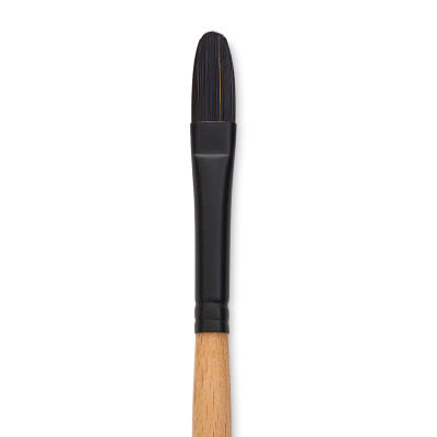 Princeton Catalyst Polytip Bristle Brush - Filbert, Long Handle, Size 4