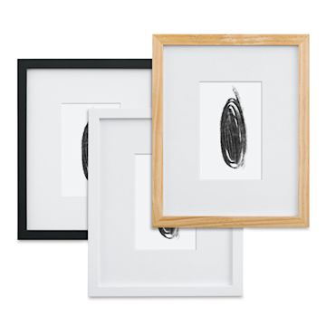 Open in modal - Blick Emery Gallery Frames with Mat, different finishes