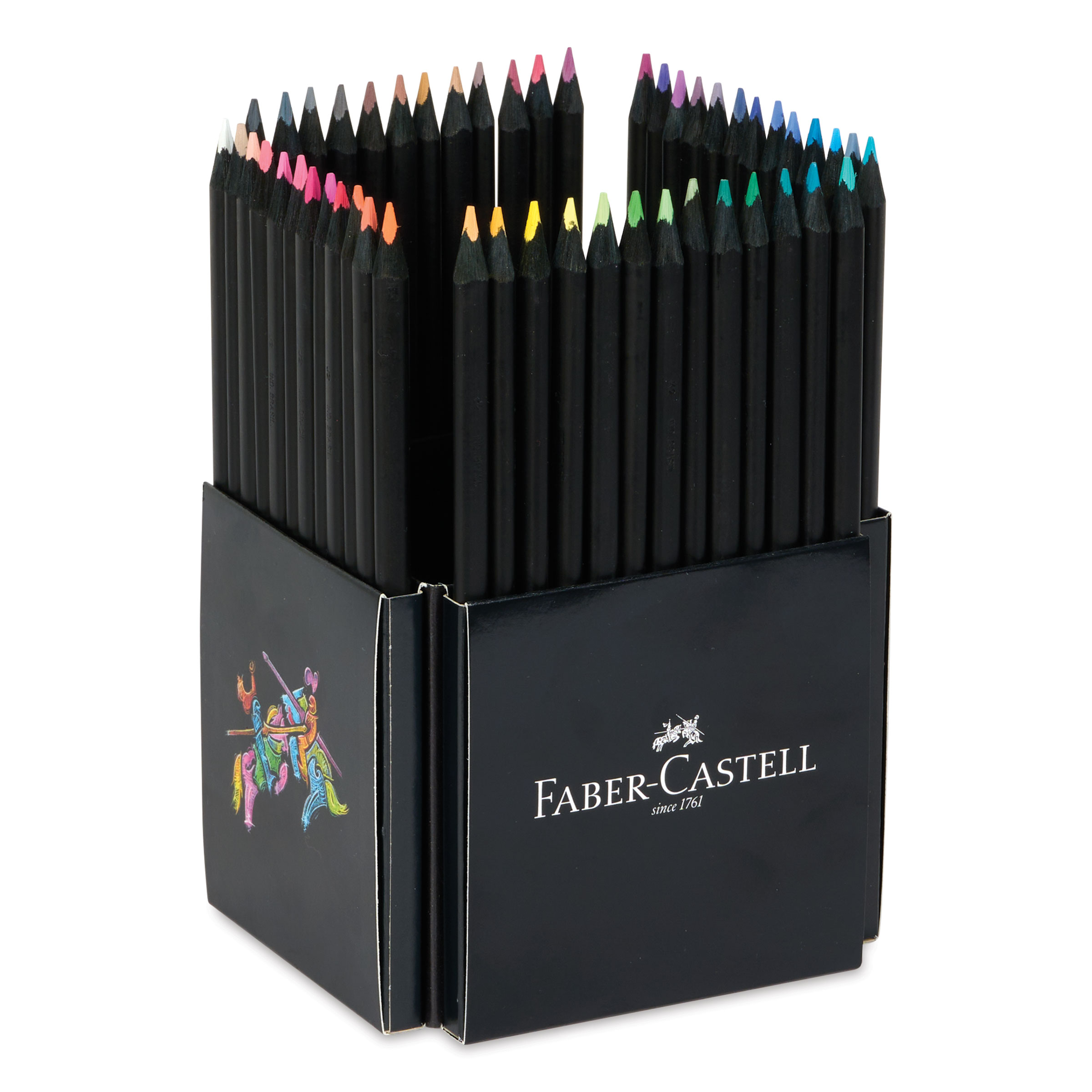 Faber-Castell 112603 - Matita Colorata Artista Nero - Media Durezza - Ideale Per Contorni E Dettagli
