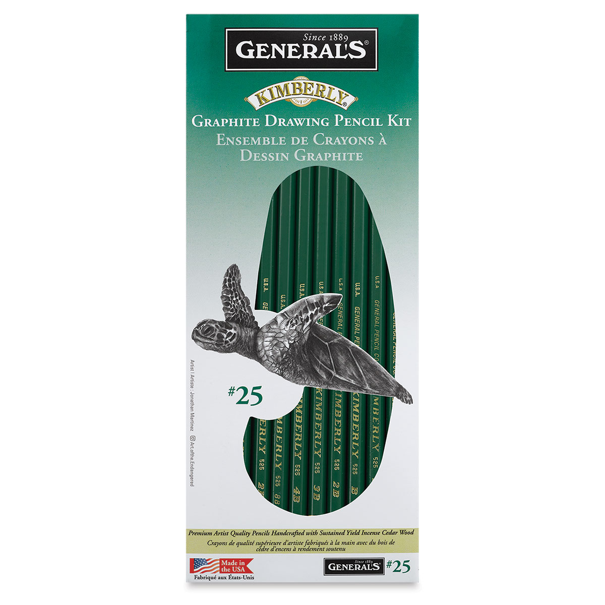 General Pencil Co. Inc. 9844B Kimberly Graphite Sticks .25X.5X3IN 4b