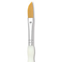 Royal & Langnickel Soft Grip Golden Taklon Brush - Dagger, Short Handle, Size 1/4