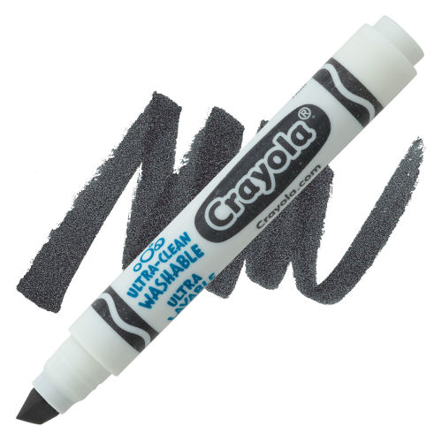 Crayola Black Washable Markers Broad Line Markers 12 Count for sale online