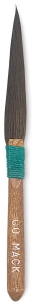 Open in modal - Mack Squirrel Hair Sword Striper - Single Size 00 Striper shown upright

