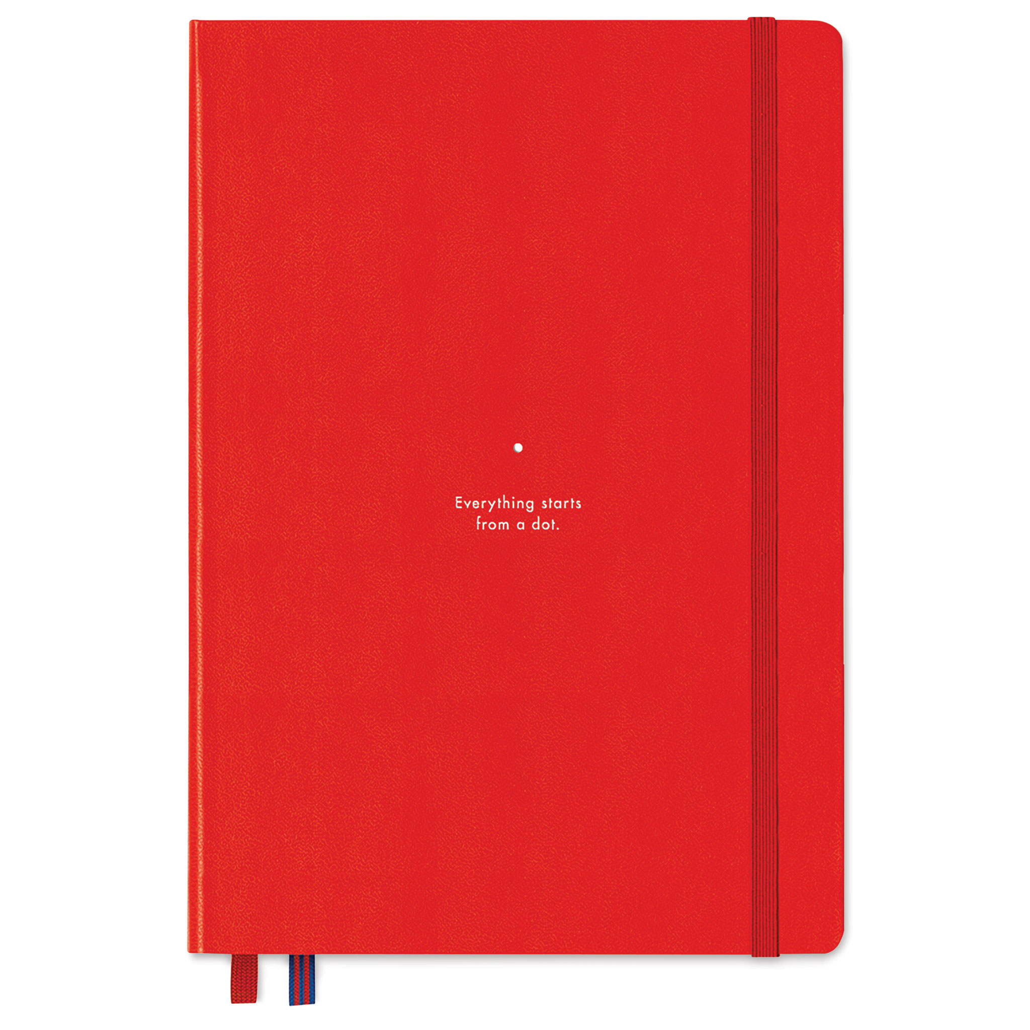 Leuchtturm1917 Bauhaus Notebook - Red/Royal Blue, 5-3/4