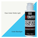 Wildfire Invisible Clear Color Luminescent Polyurethane Paint - Blue, Flat, 4 oz Bottle