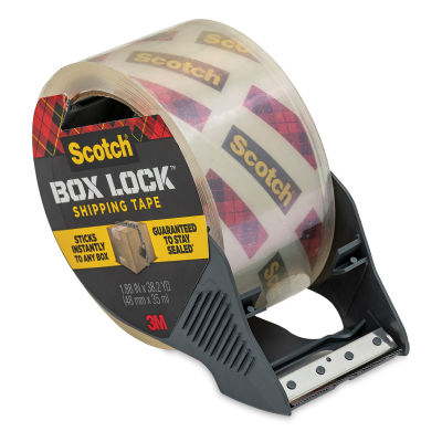 Scotch Box Lock Shipping Tape With Dispenser - 1.88" x 38.2 Yards