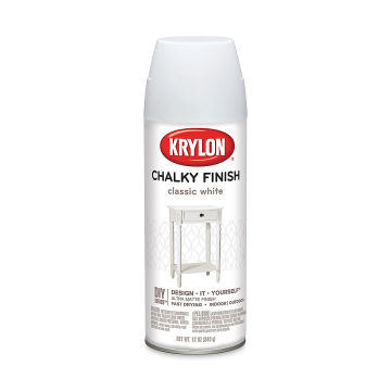 Krylon Chalky Finish Spray Paint - Classic White