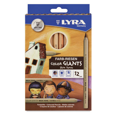 Lyra Skintone Giant Pencil Set - Front of package shown