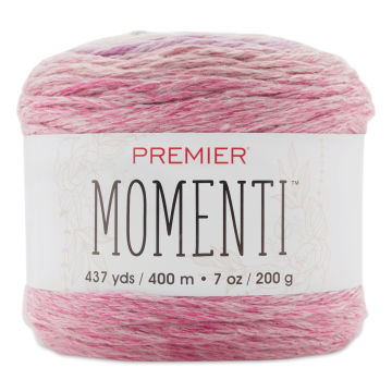 Premier Yarn Momenti Yarn - Sweet Pea (side view with label)