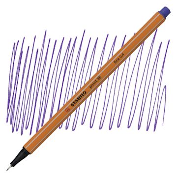 Open in modal - Stabilo Point 88 Fineliner Pen - Violet pen and swatch