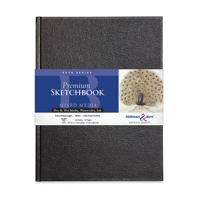 Stillman & Birn Beta Series Sketchbook - 11-3/4" x 8-1/4", Hardbound, 26 Sheets
