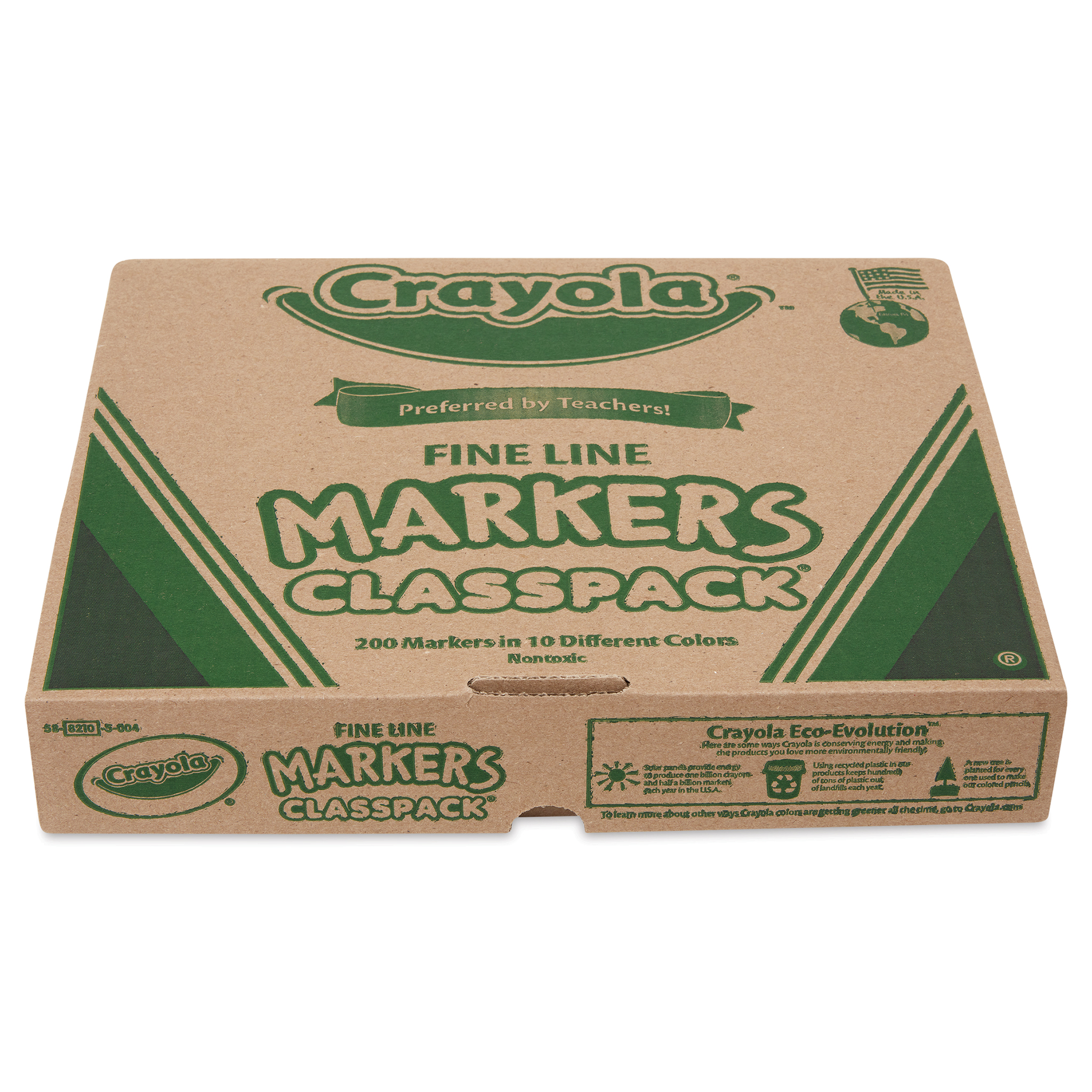 Crayola Fine Line Markers - Classic Colors, Set of 8