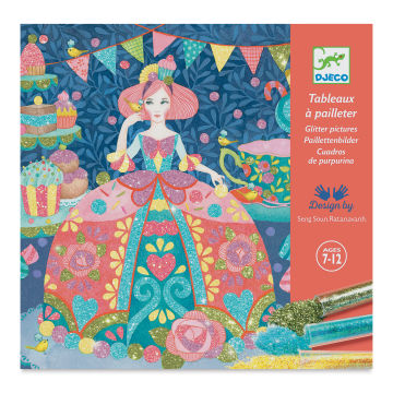 Djeco Glitter Board Kit - Front of package of Daydream Kit