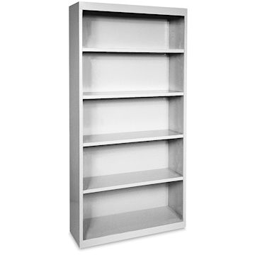 Open in modal - Sandusky Lee Elite Series Welded Bookcase - Dove Gray, 72" Height