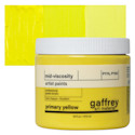 Gaffrey Art Material Standard Body Acrylic Paint - Primary Yellow, 473 ml jar