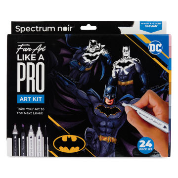 Spectrum Noir 24ct Batman Pro Fan Markers