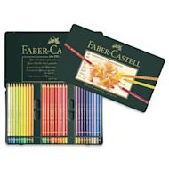 Faber-Castell Polychromos Pencil Set - Set of 60, Tin Box, Assorted Colors