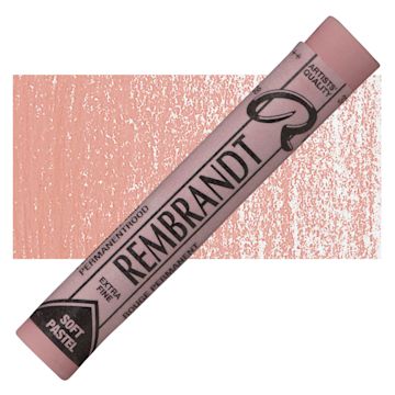 Open in modal - Rembrandt Soft Pastel - Permanent Red 372.8 pastel and swatch