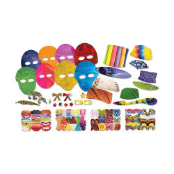 Roylco Mish Mash Mask Kit - Makes 12 masks