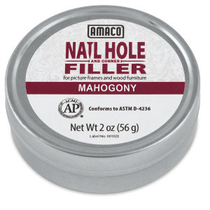 Amaco Nail Hole and Corner Filler - 2 oz, Mahogany