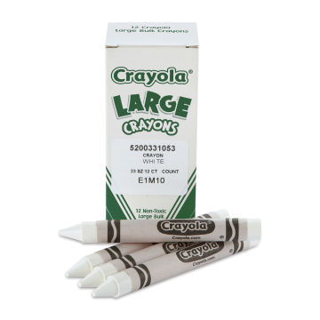 Crayola Large Crayons - Box of 12, Gray