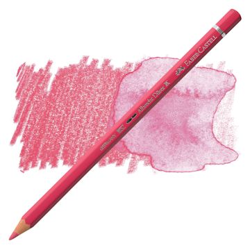 Open in modal - Faber-Castell Albrecht Durer Watercolor Pencil - Rose Carmine pencil and swatch