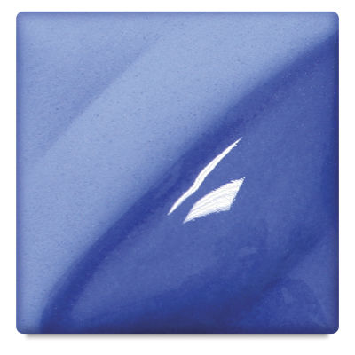 Amaco Lead-Free Velvet Underglaze - Medium Blue, 16 oz