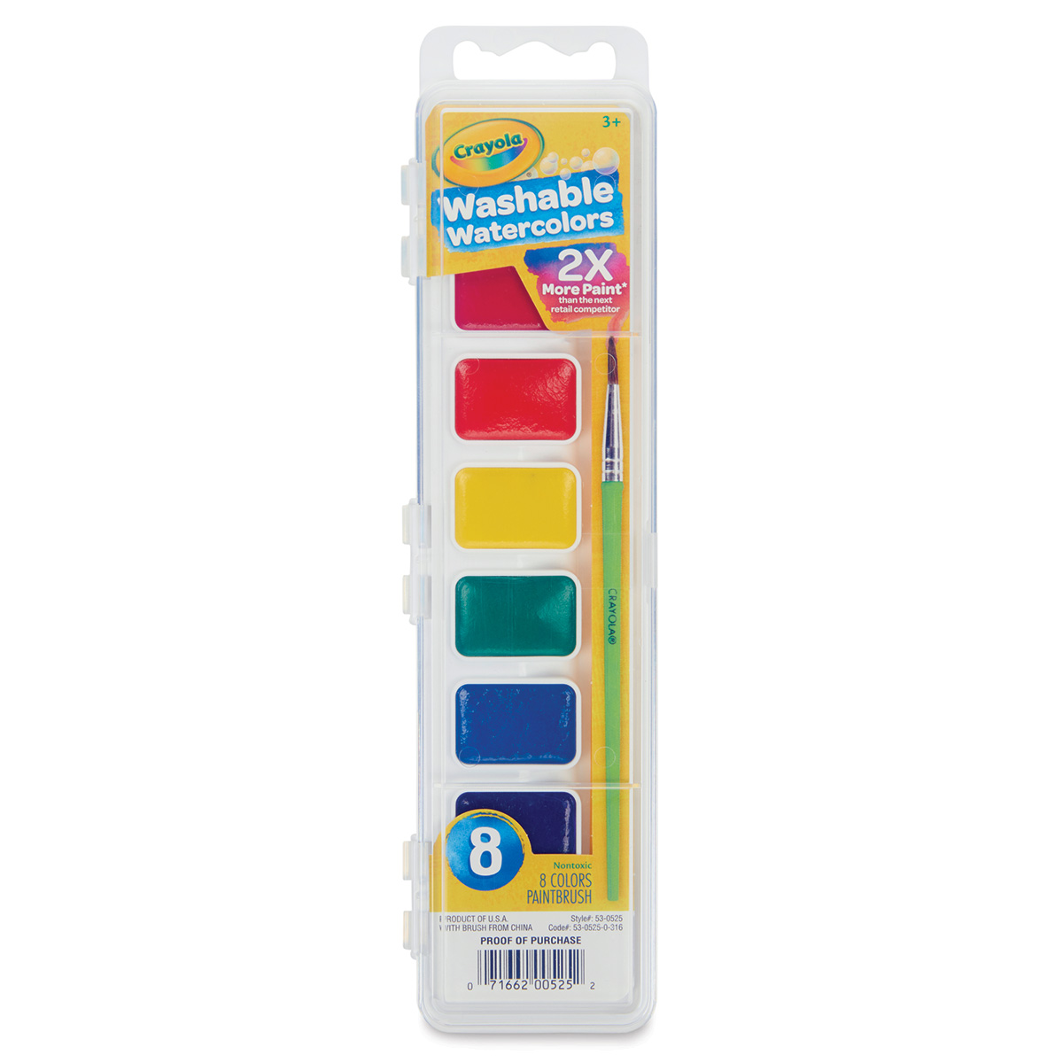 Crayola Washable Watercolor Pan Sets | Blick Art Materials