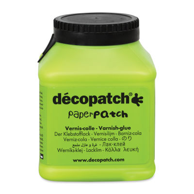 DecoPatch Paperpatch Varnish Glue - 180 ml (Front of jar)