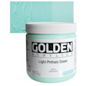 Golden Heavy Body Artist Acrylics - Light Phthalo Green, 16 oz