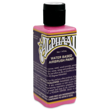 Alpha6 AlphaAir Airbrush Ready Paint - Hot Pink, 5 oz, Bottle