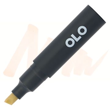 Open in modal - Olo Chisel-Tip Half Marker - O4.0 Almond - Marker and Swatch