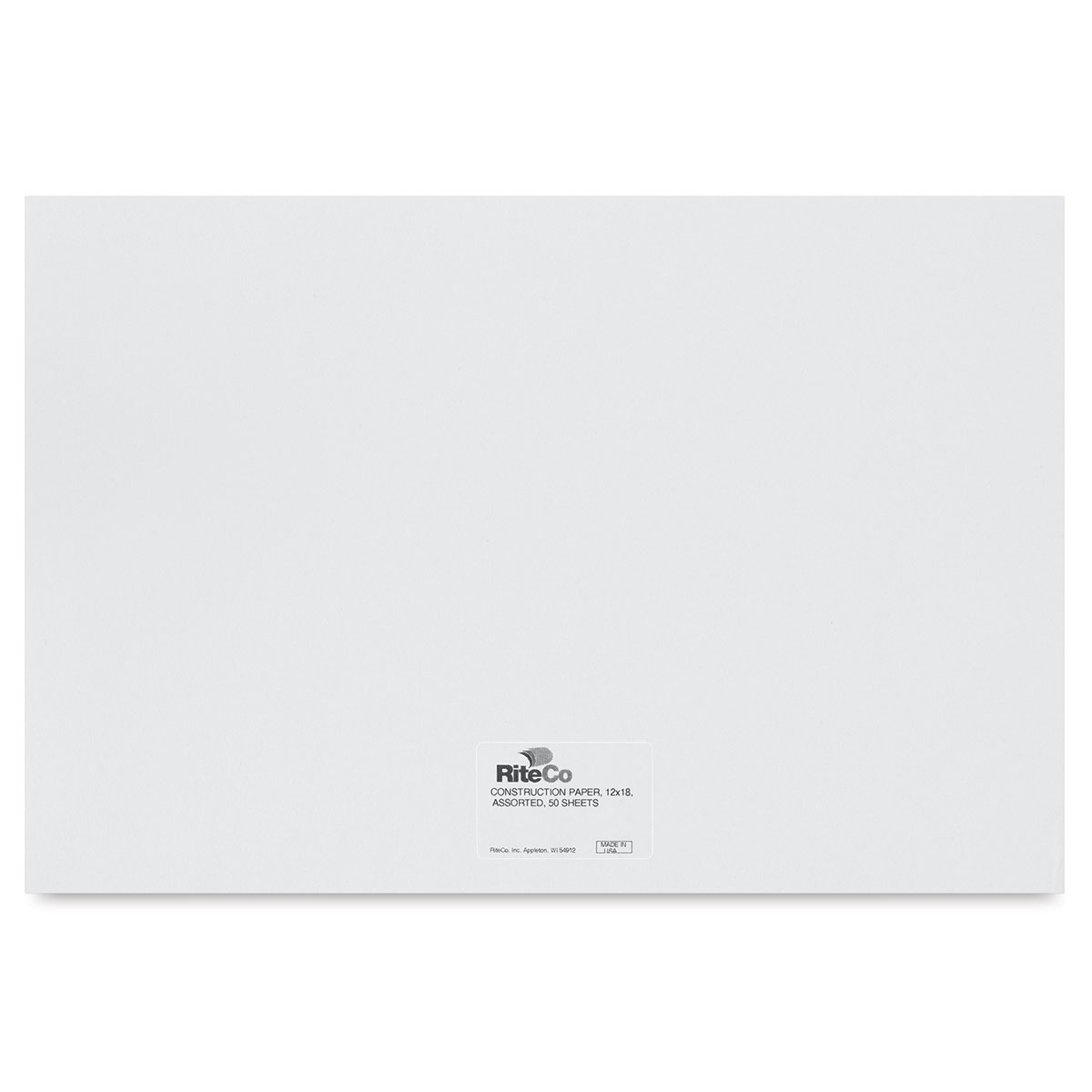 Lakeshore Construction Paper - 12 x 18 Pack of 50 Sheets - White