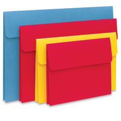 Star Products Student Art Folio - Various sizes and colors of folios shown at slight angle