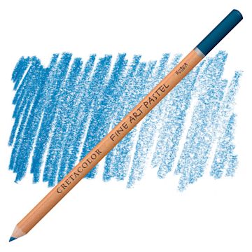 Open in modal - Cretacolor Fine Art Pastel Pencil - Bremen Blue pencil and swatch