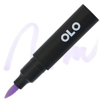 Open in modal - Olo Brush-Tip Half Marker - B1.1, Lavender Jade - Marker and Swatch