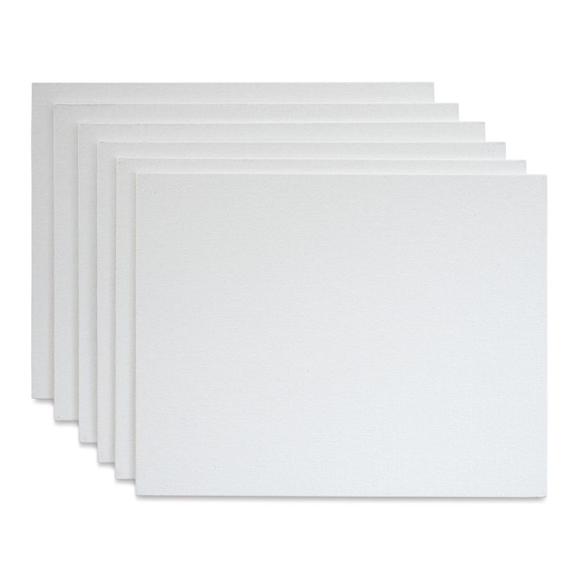 Strathmore 300 Series Cotton Canvas Panel Pack 11" x 14", Package of