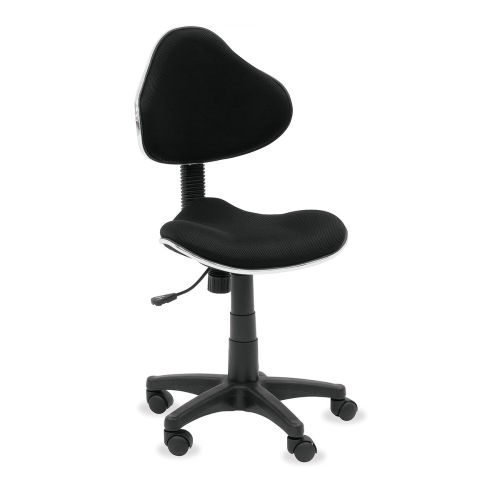 Studio Designs Folding Back Modern Swivel Office Task Chair, White