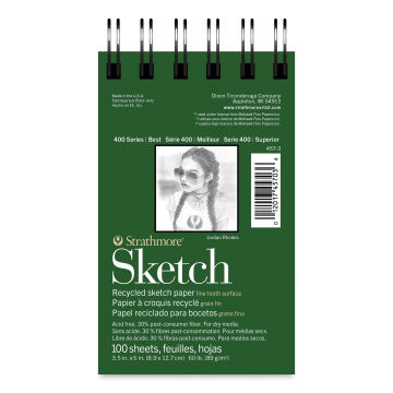 Review – Strathmore 400 series, 100 page, 8.5X5.5 Sketchbook