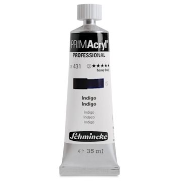 Open in modal - Schmincke Primacryl Professional Acrylic Paint - Indigo, 35 ml Tube