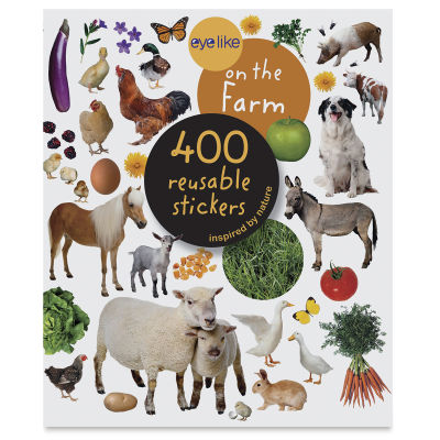 Eyelike Farm Reusable Stickers, Book Cover