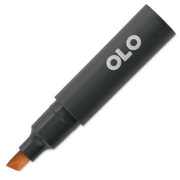Olo Chisel-Tip Half Marker - OR7.1 Sand with cap off