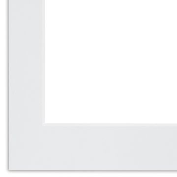 Open in modal - Crescent Select Conservation Solids Pre-Cut Mat - Vivid White, 8 ply, 11" x 14"