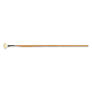 Raphael Extra White Bristle Brush - Fan, Long Handle, Size 2