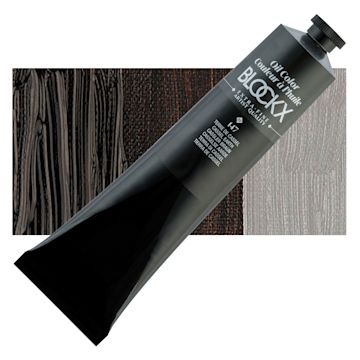 Open in modal - Blockx Artist Oil Color - Cassel Earth, 200 ml Tube and swatch